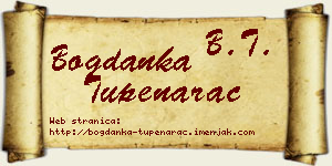Bogdanka Tupenarac vizit kartica